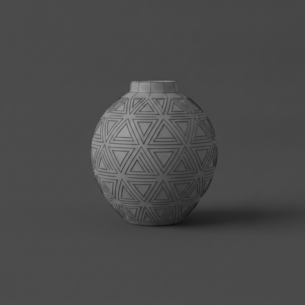 3D model of the vase