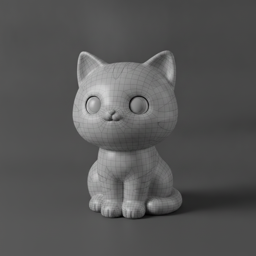 3D model of the figurine