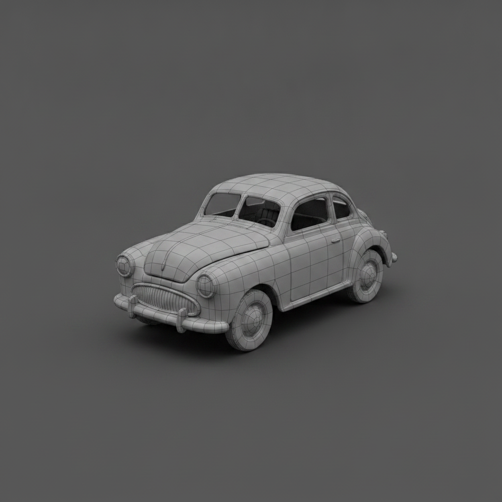 3D model of the toy car